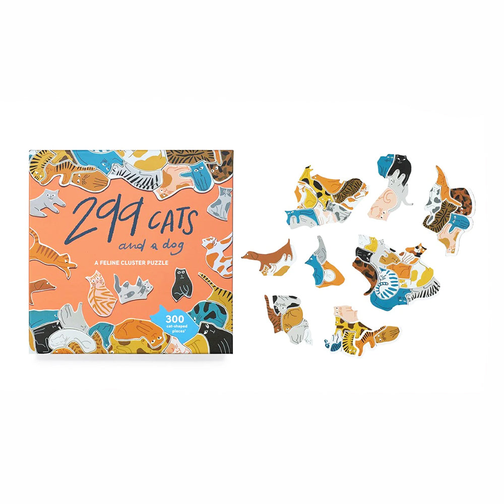 299 Cats and a Dog jigsaw puzzle