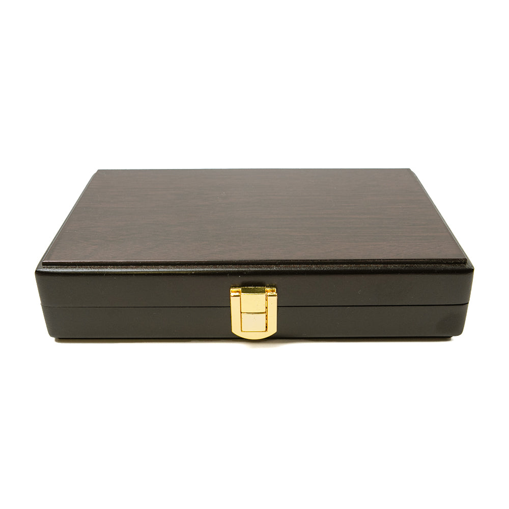 6x6 acrylic dominoes with spinners (wooden case)