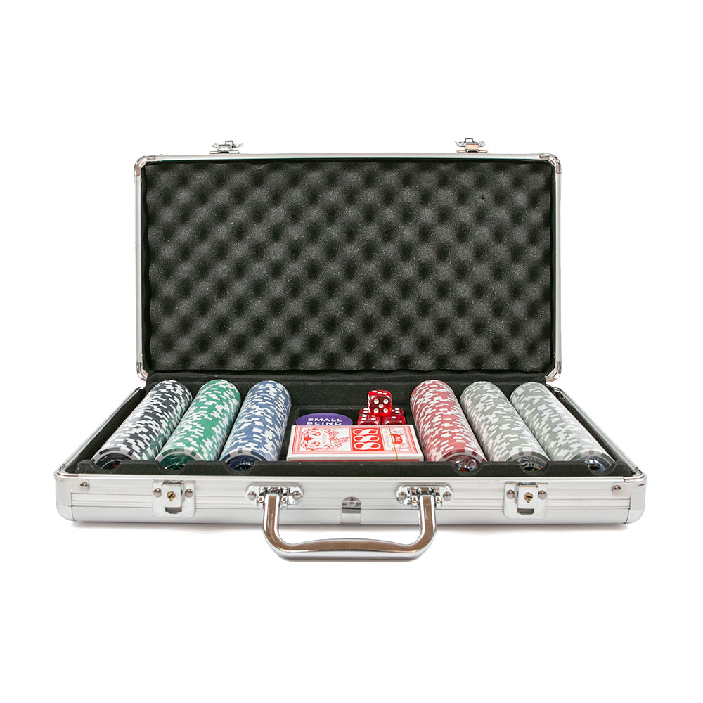 Aluminium case poker set