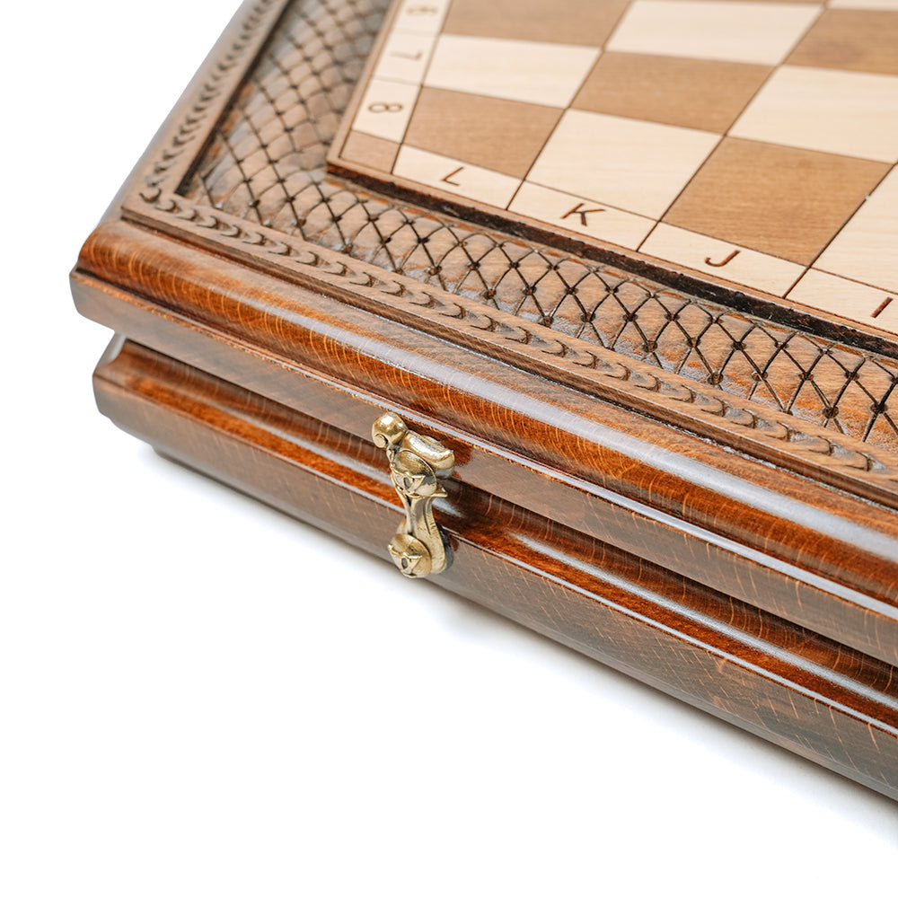 Yerevan folding 3-player chess set (unweighted)