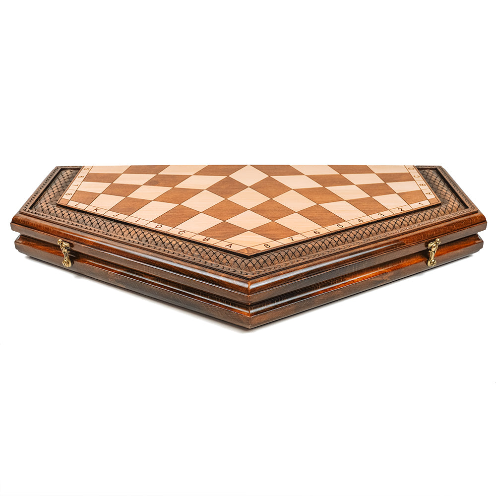 Yerevan folding 3-player chess set (unweighted)