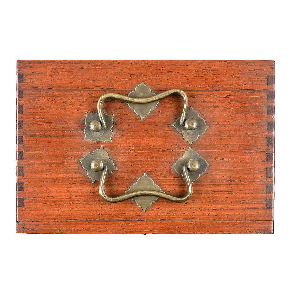 5-drawer Mahogany Mahjong Case - 1920s