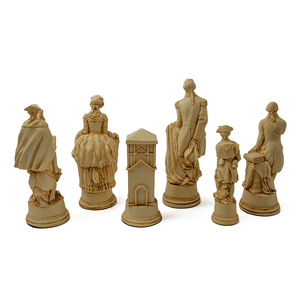 American War of Independence chess pieces