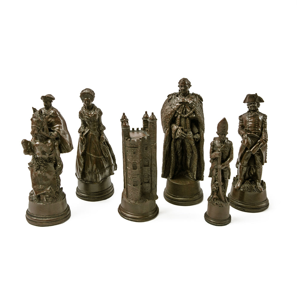 American War of Independence chess pieces