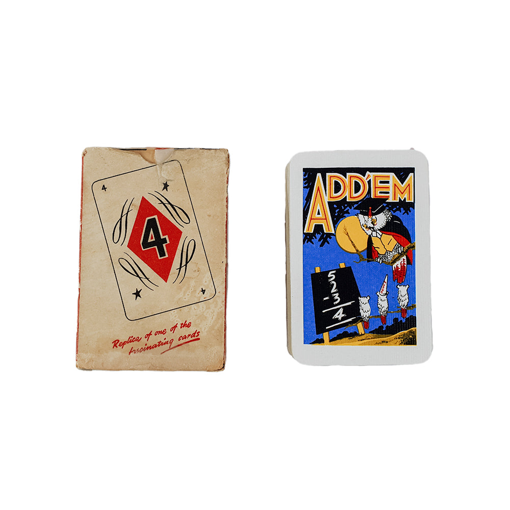 Add'em card game - 1950s