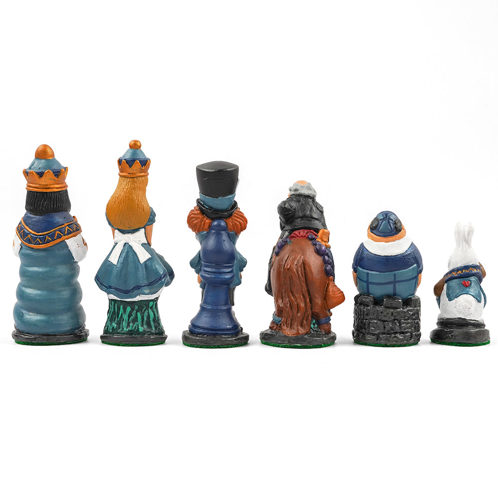 Alice in Wonderland chess pieces