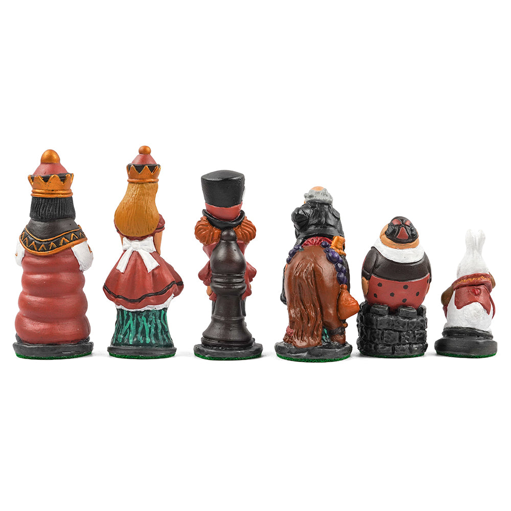 Alice in Wonderland chess pieces