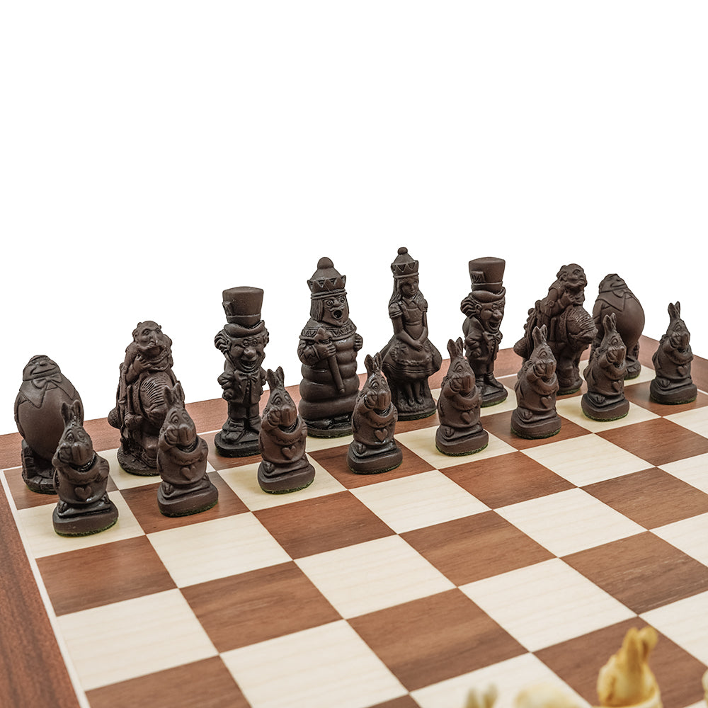 Alice in Wonderland chess pieces