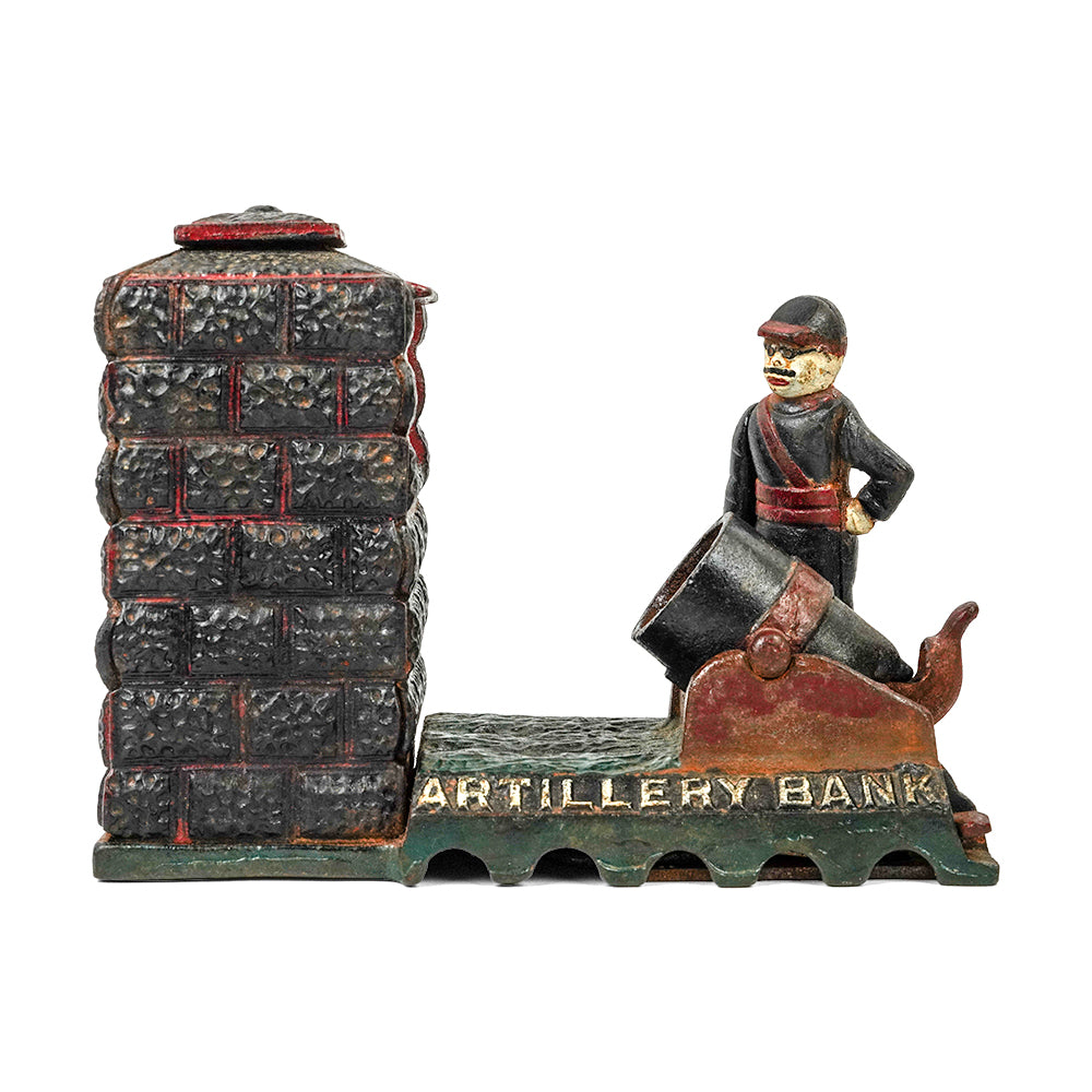 Artillery Bank Coin Box - 1930s