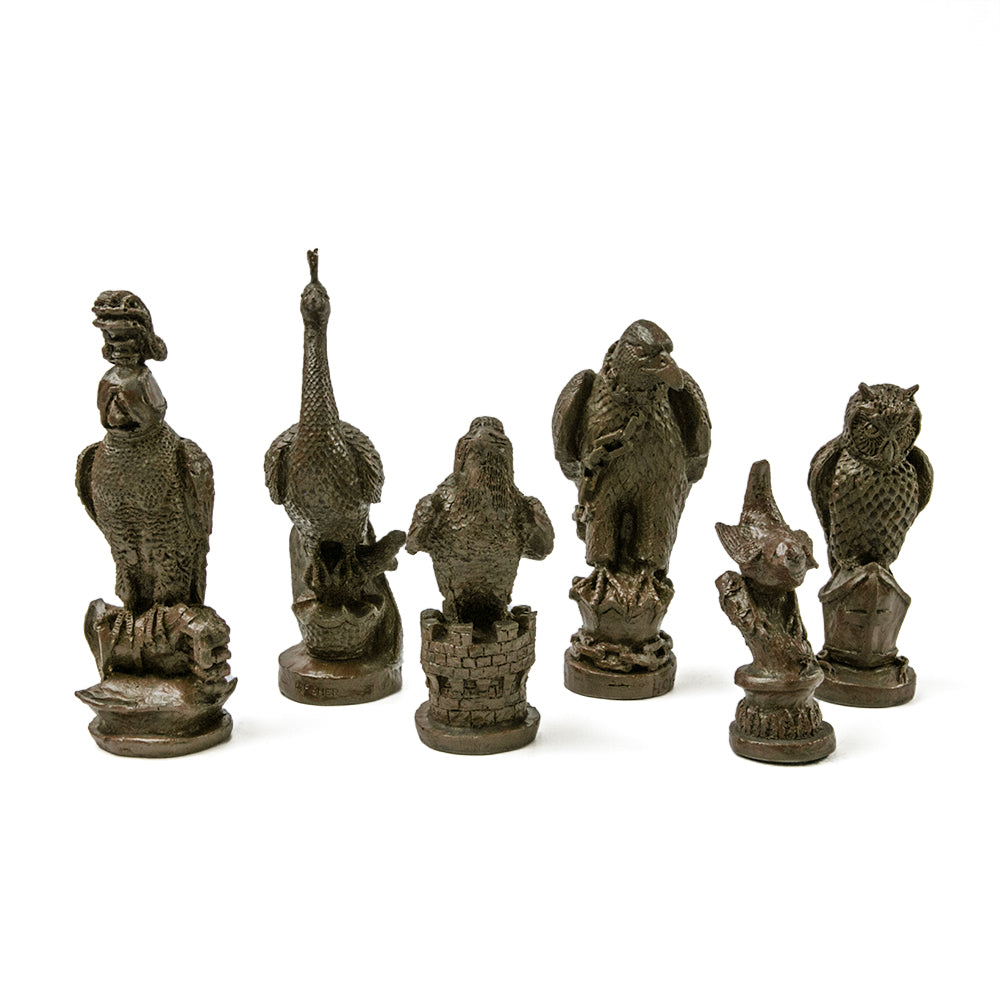 British Birds chess pieces (Blade Runner edition)