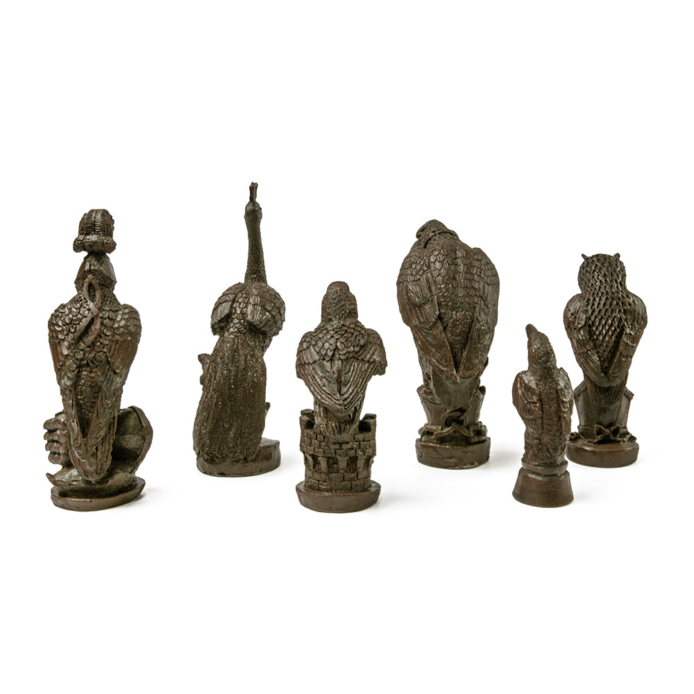 British Birds chess pieces