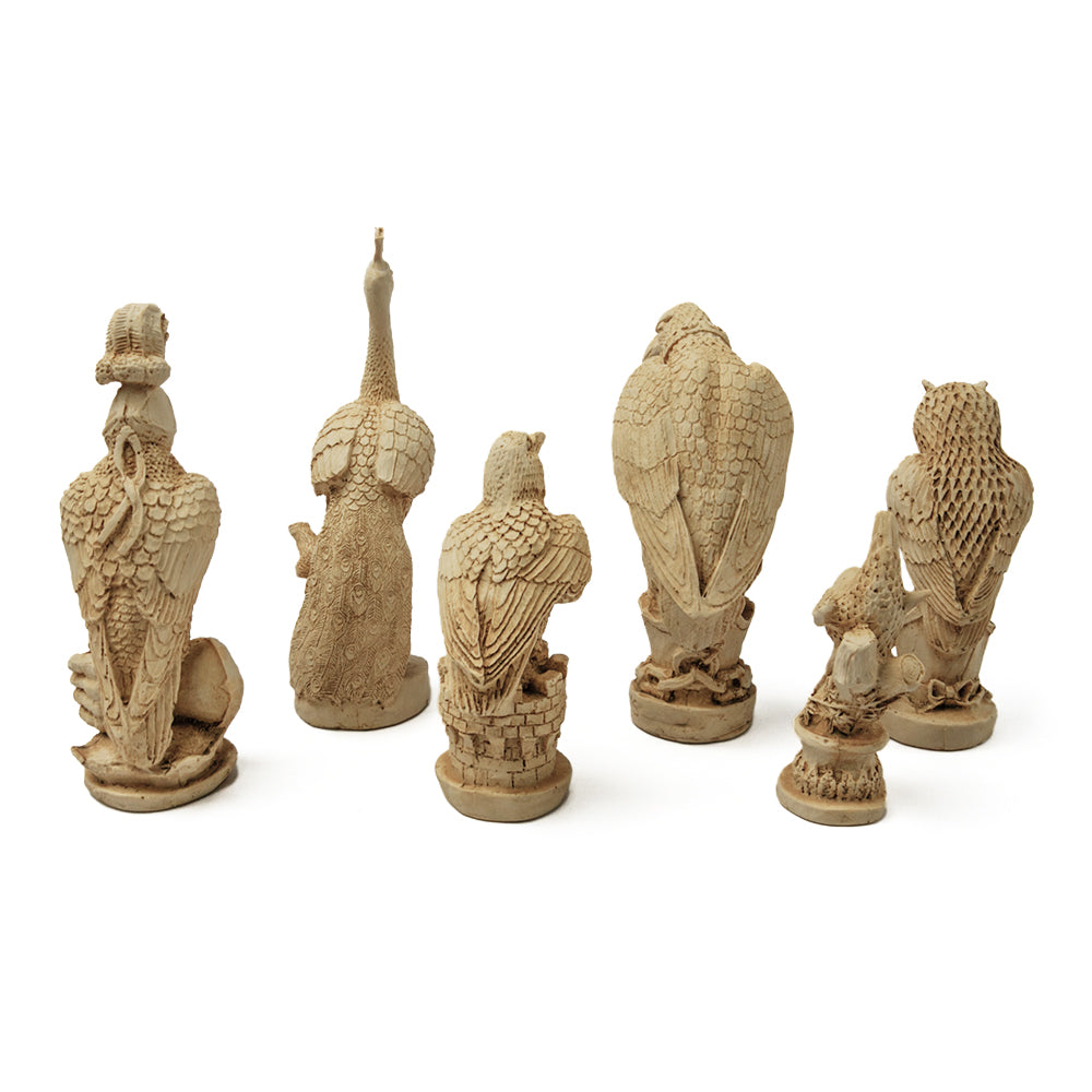 British Birds chess pieces