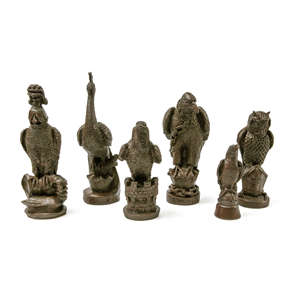 British Birds chess pieces