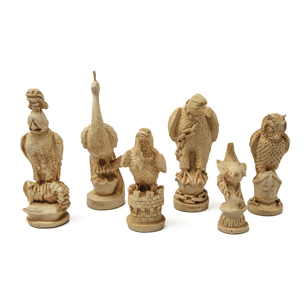 British Birds chess pieces