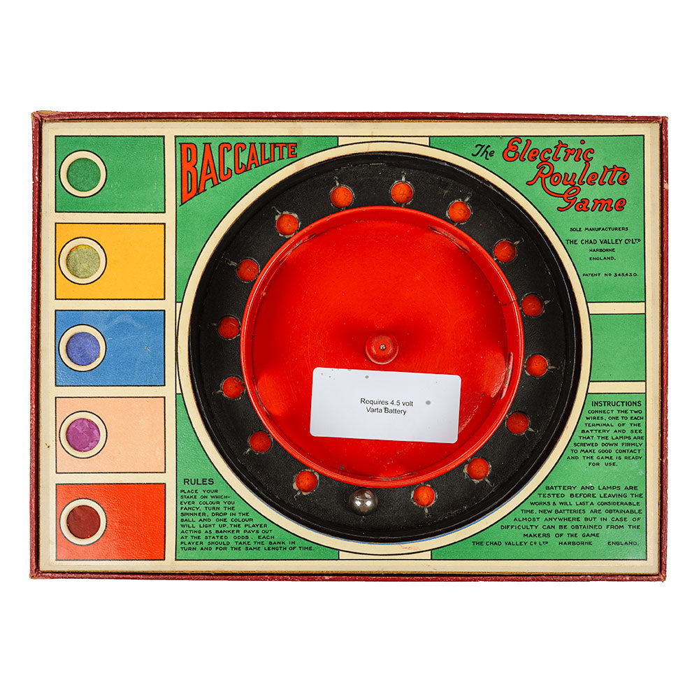Baccalite, the electric roulette game (Chad Valley) - 1940s