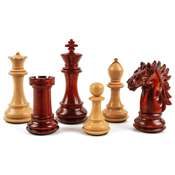 Staunton Triple Weighted Chess Pieces – Full Set 34 Black & White - 4  Queens