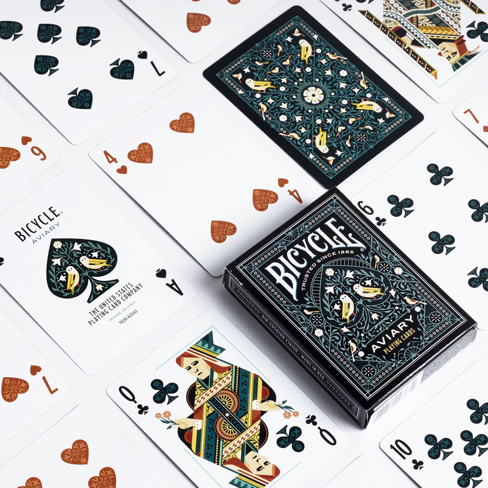 Bicycle Aviary playing cards
