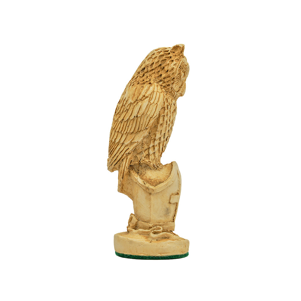 British Birds spare chess piece: horned owl (bishop)