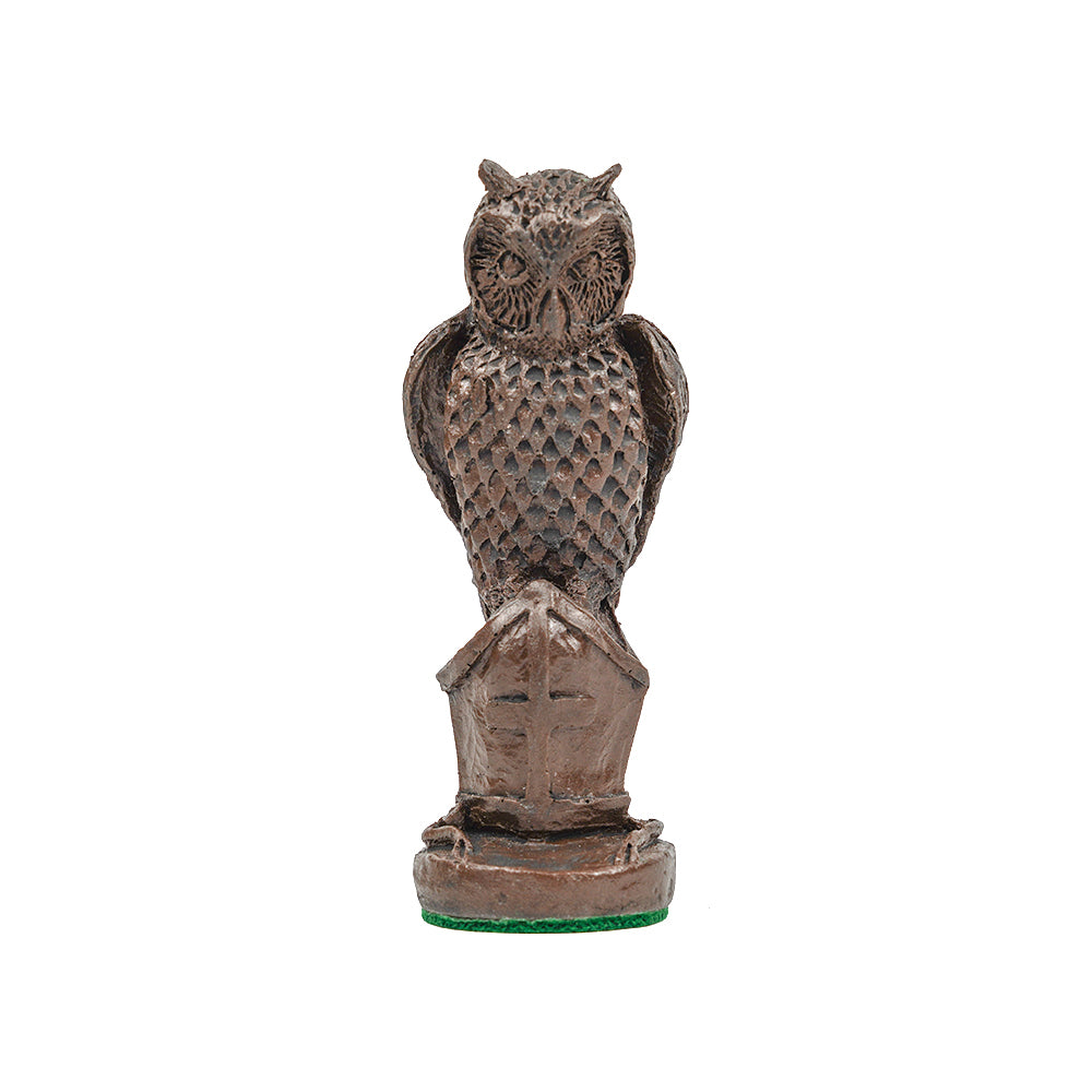 British Birds spare chess piece: horned owl (bishop)