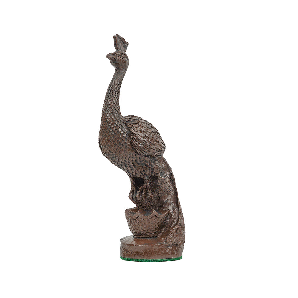British Birds spare chess piece: peacock (queen)