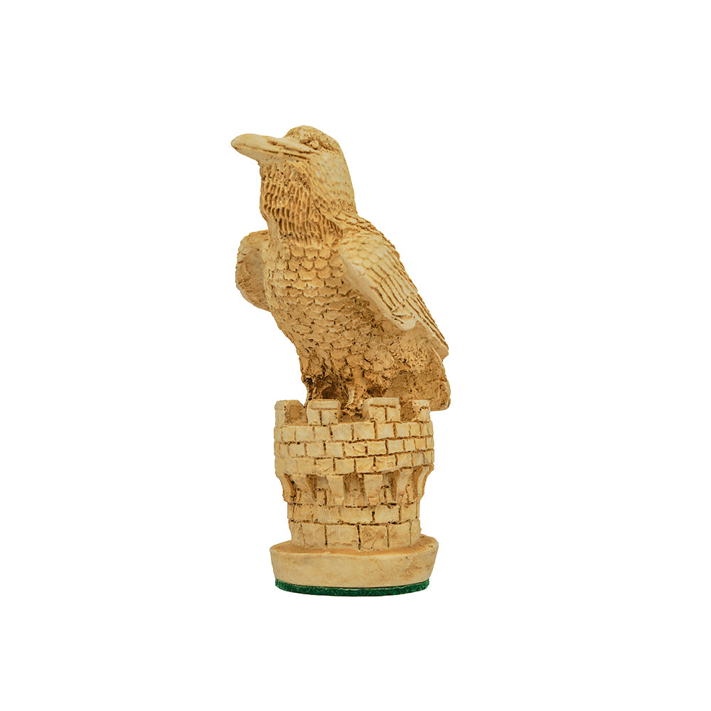 British Birds spare chess piece: raven (rook)