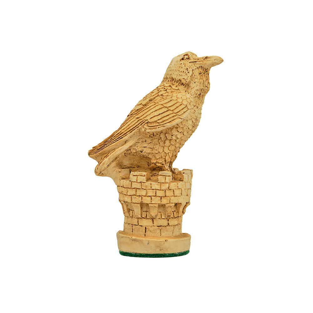 British Birds spare chess piece: raven (rook)