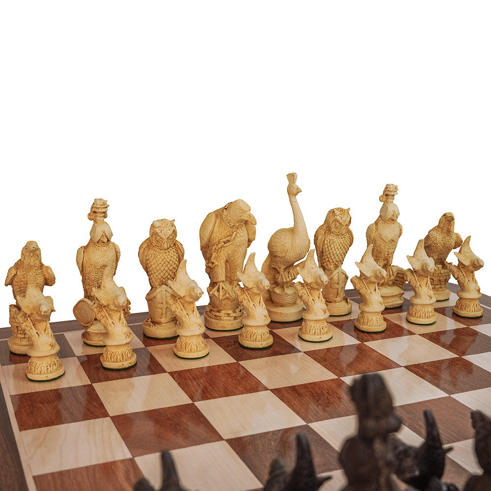 British Birds chess pieces (Blade Runner edition)