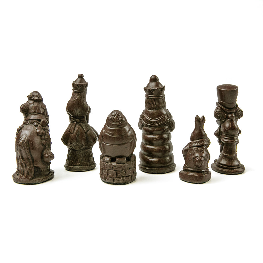 Alice in Wonderland chess pieces