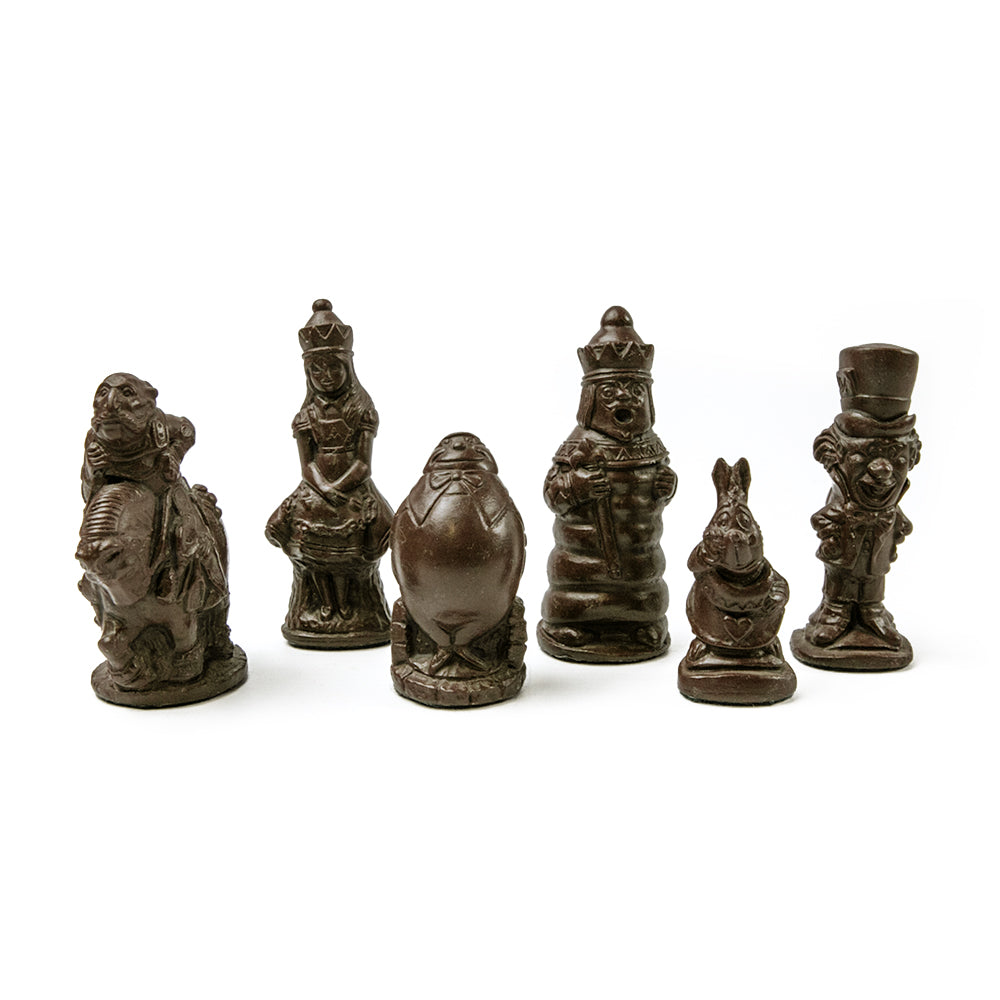 Alice in Wonderland chess pieces
