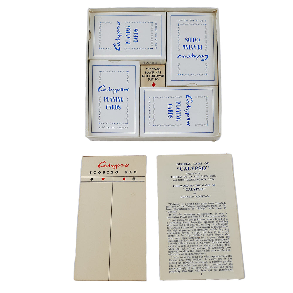Calypso: a novel new card game by De La Rue - 1940s