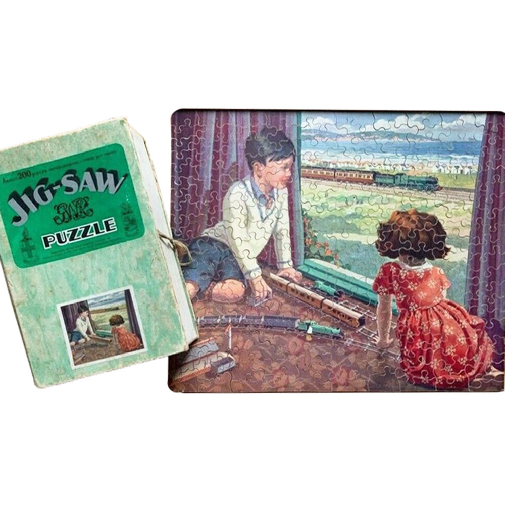 Chad Valley GWR Interlocking Wooden Jigsaw - 1935-39