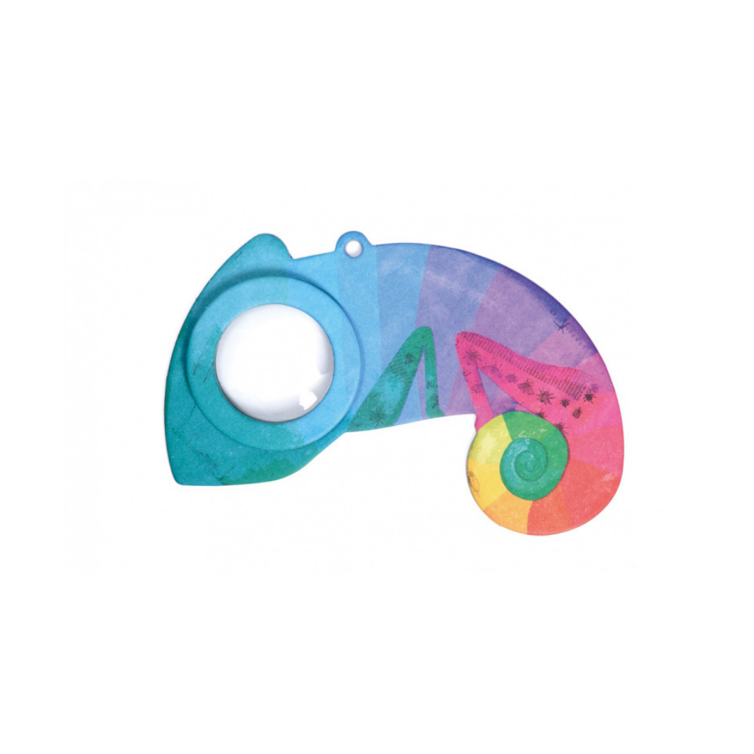 Chameleon magnifying glass