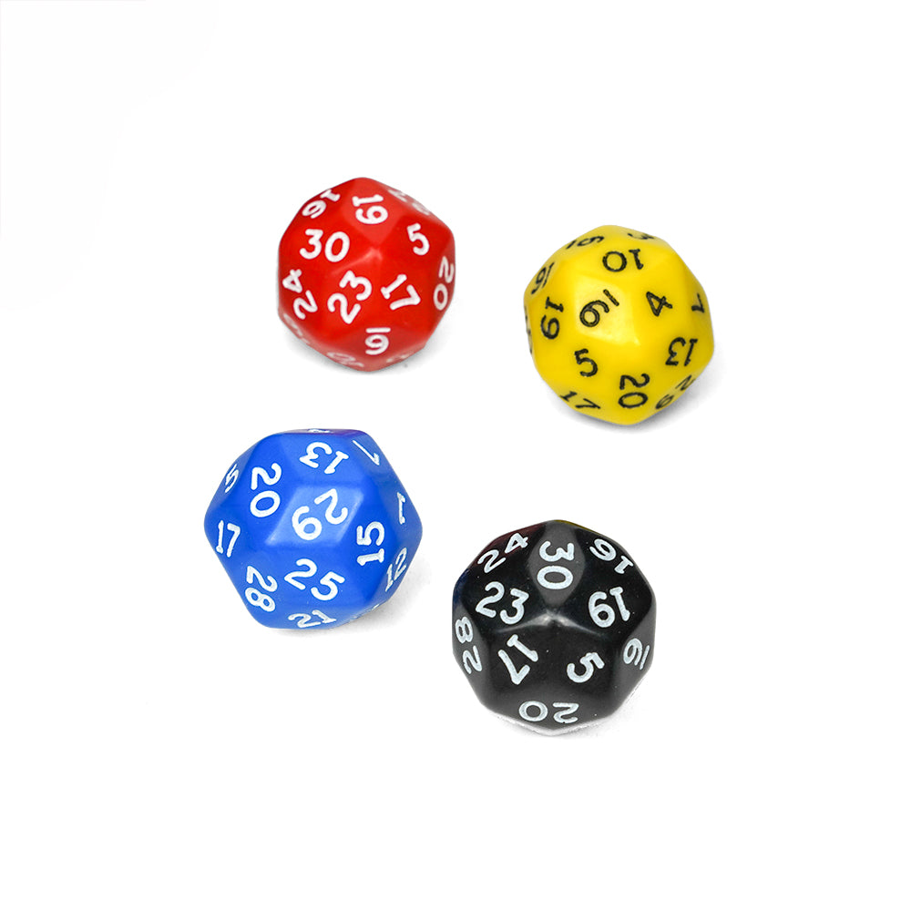 (D30) thirty-sided dice