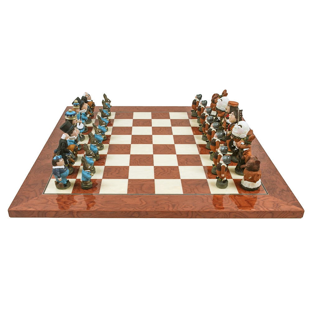 Radley high gloss chess board: ash and erable (18")