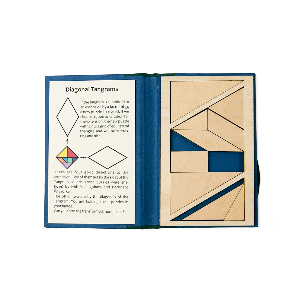 Peter Gal: Diagonal tangrams puzzle
