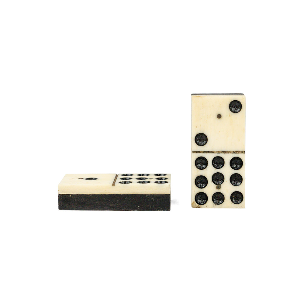 Small Double Nine Dominoes - 1880s