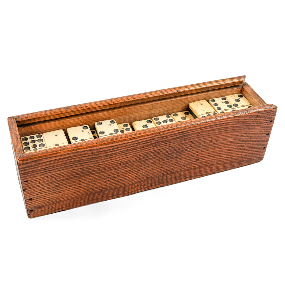 Large Double Nine Dominoes - 1880s