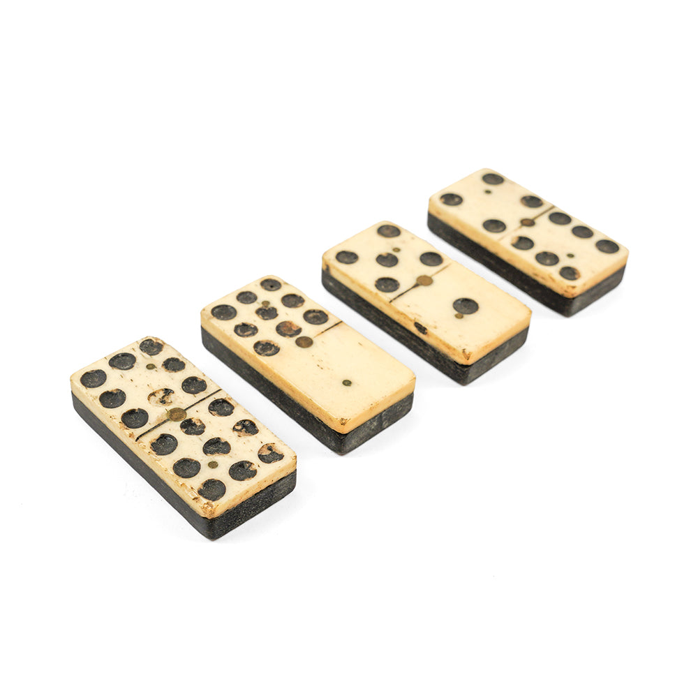 Large Double Nine Dominoes - 1880s