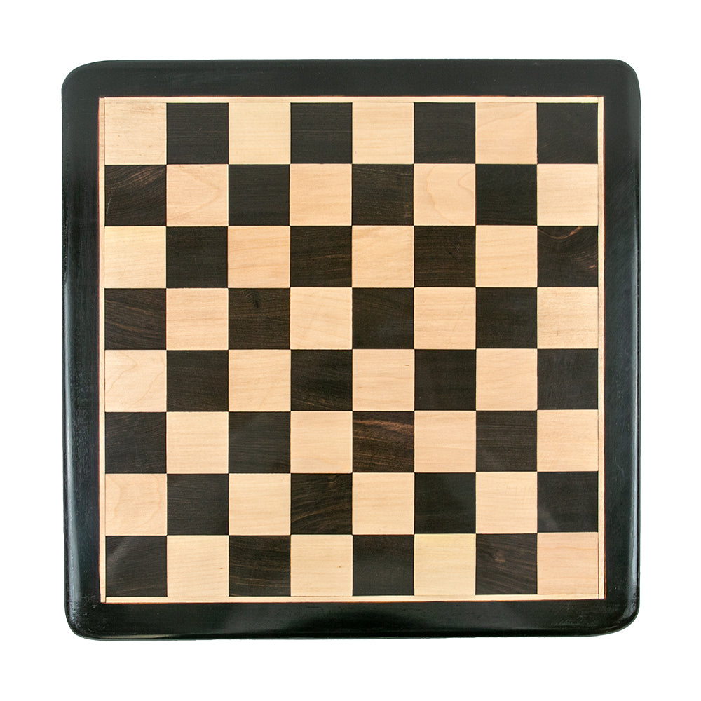 Kingston chess board: ebony and maple