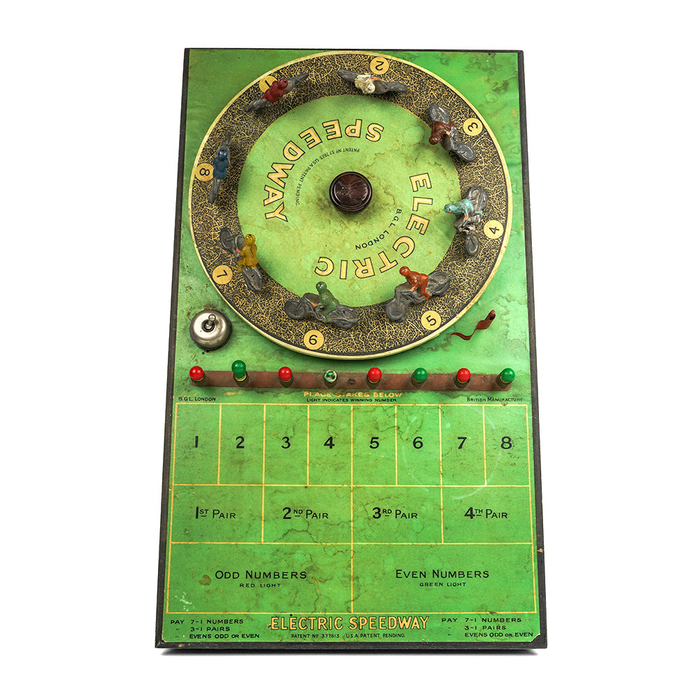 Electric Speedway game - 1940s