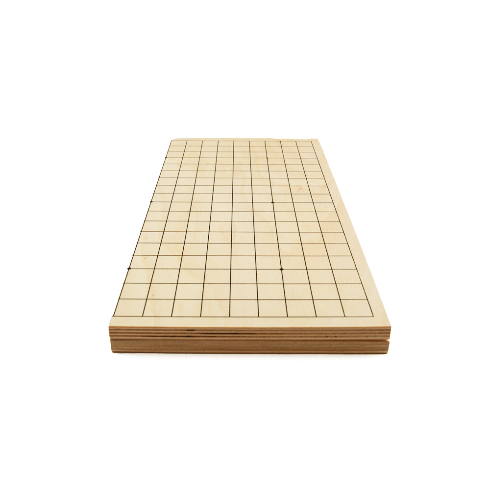 Folding go board: plywood