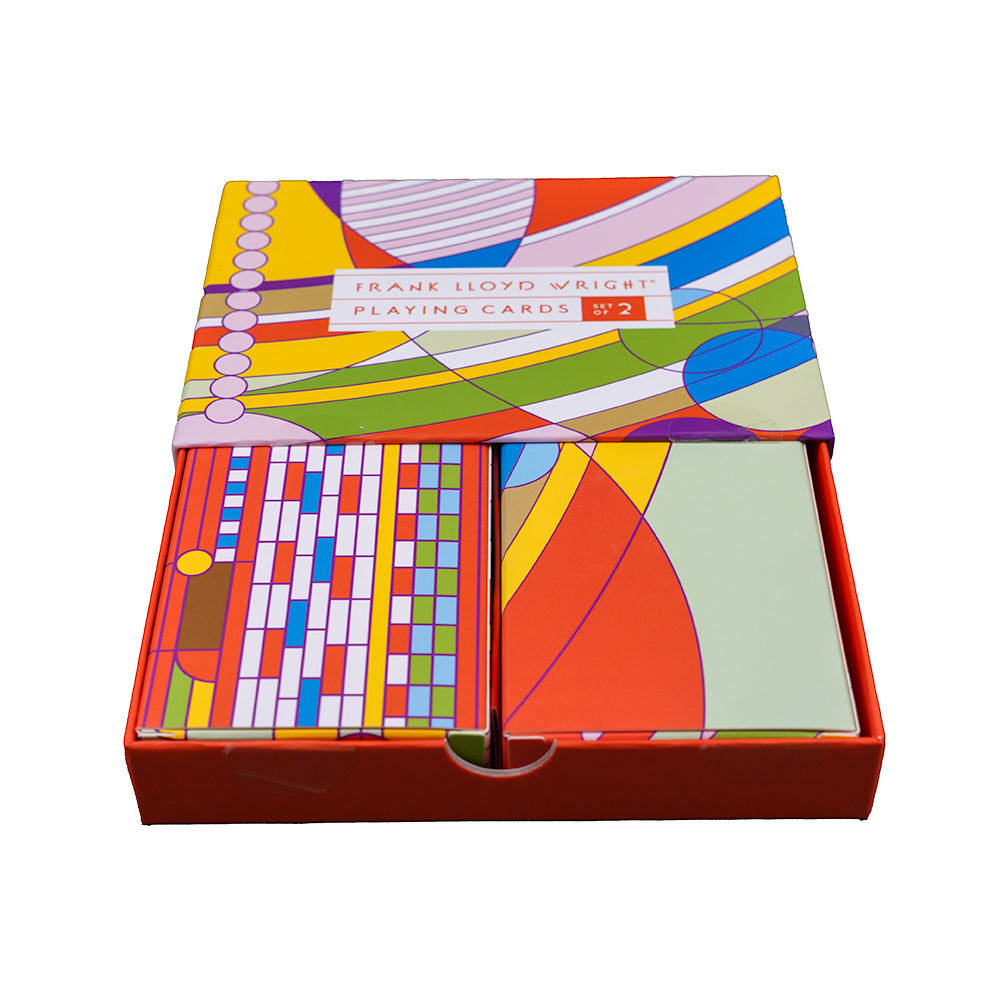 Frank Lloyd Wright twin deck of playing cards