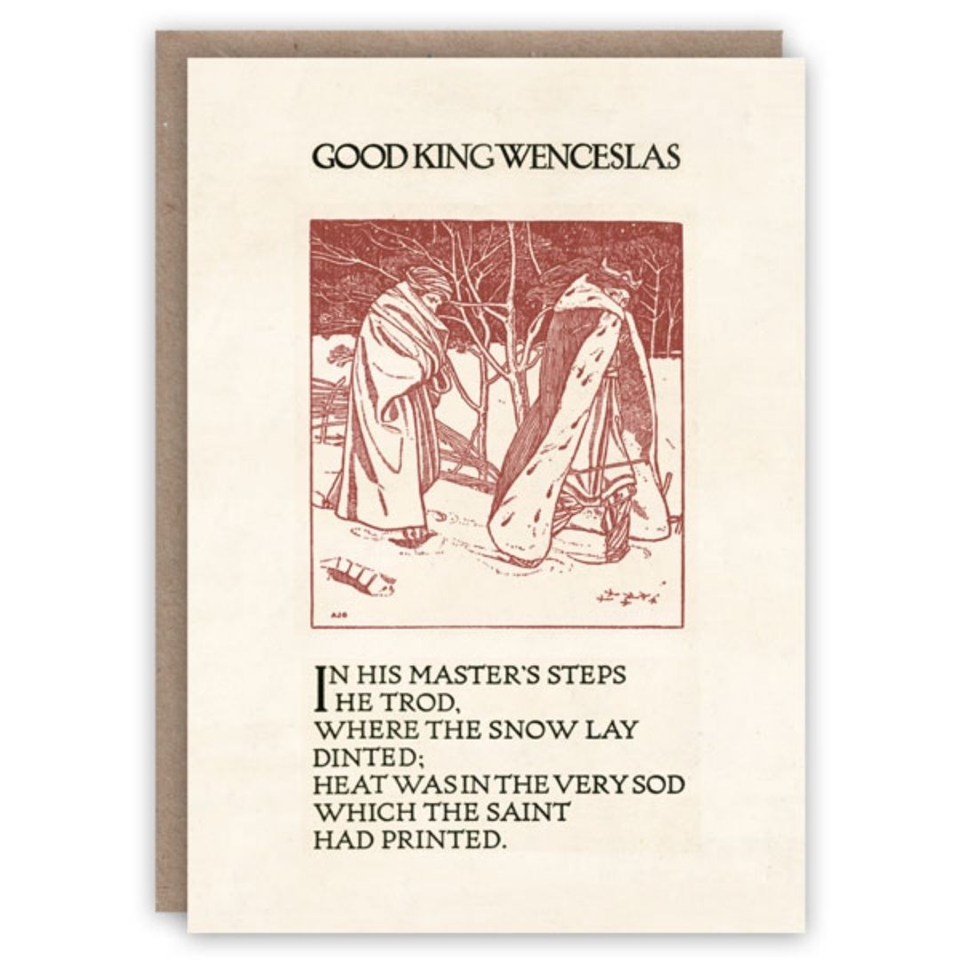 Good King Wenceslas greeting card