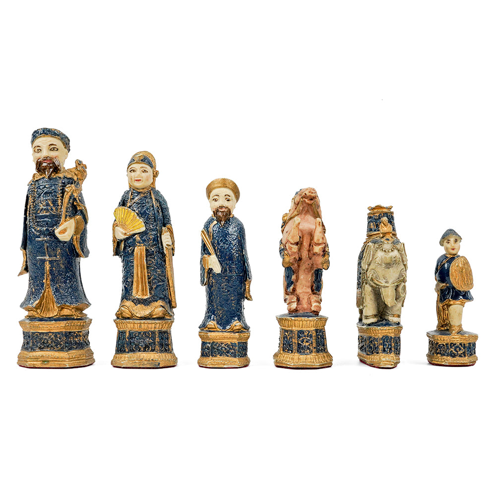 Hand Painted Mandarin Chess Set - 1996