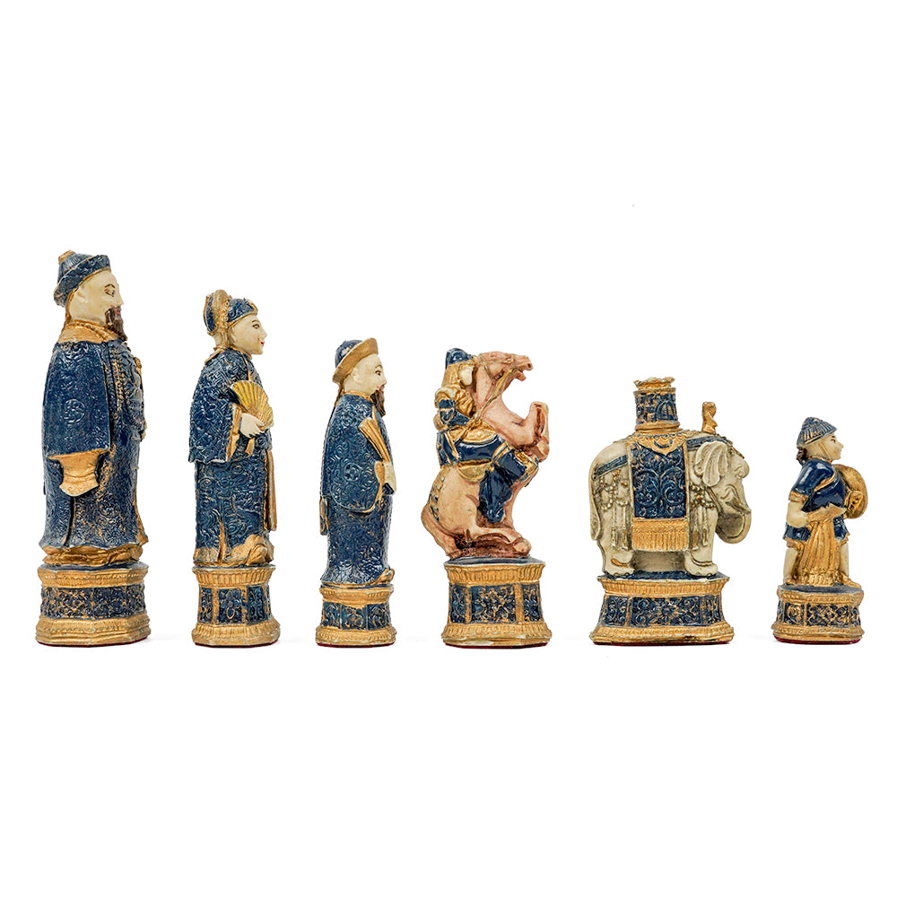 Hand Painted Mandarin Chess Set - 1996