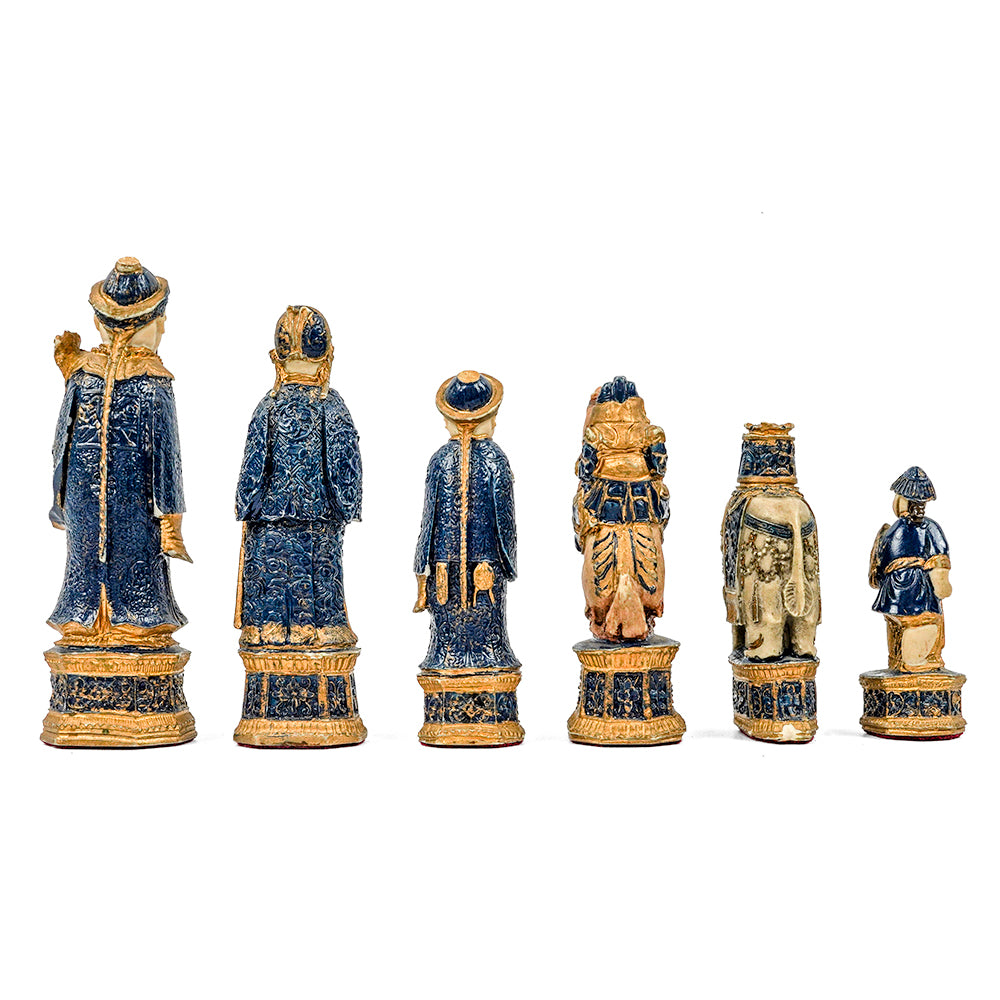 Hand Painted Mandarin Chess Set - 1996