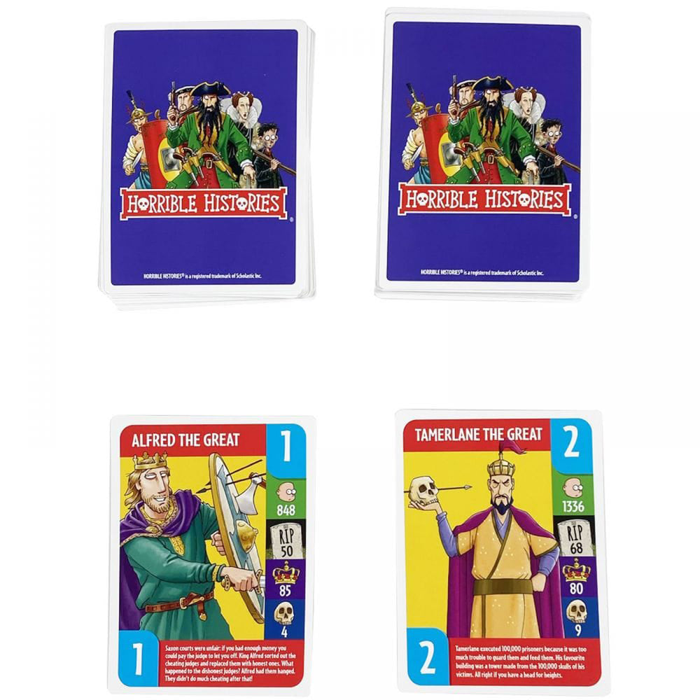 Horrible Histories battle card games: savage stone age to the measly middle ages