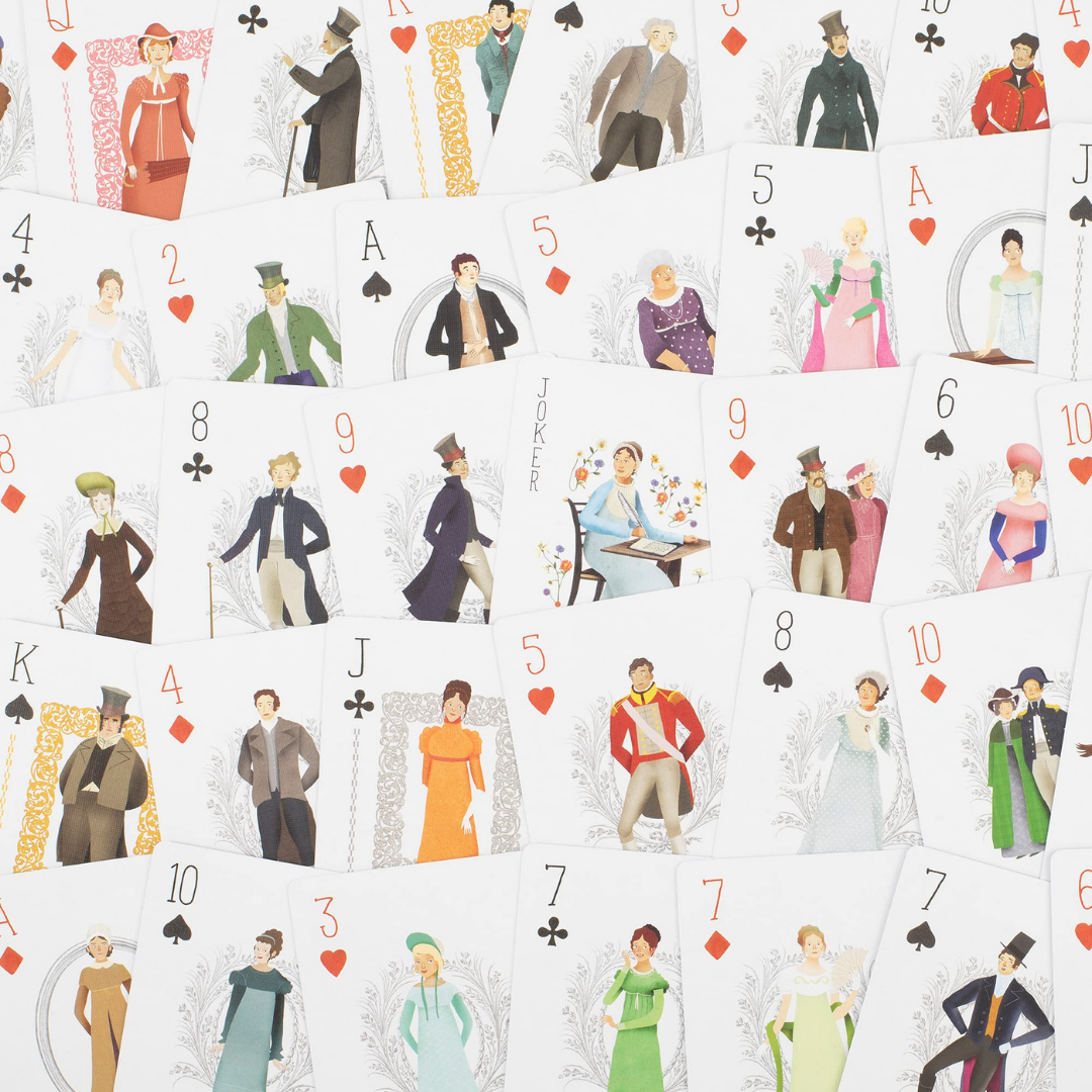 Jane Austen playing cards