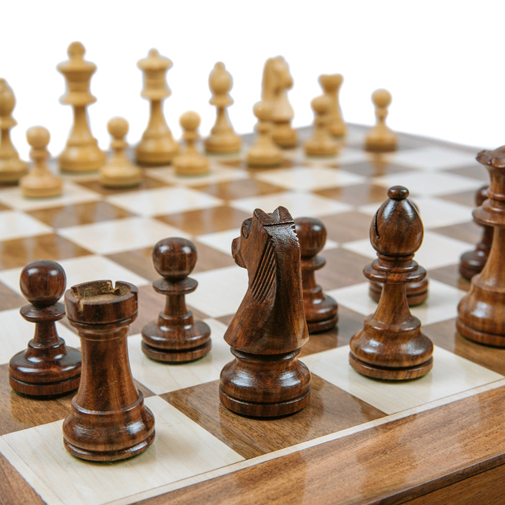 Jericho chess board: acacia and maple