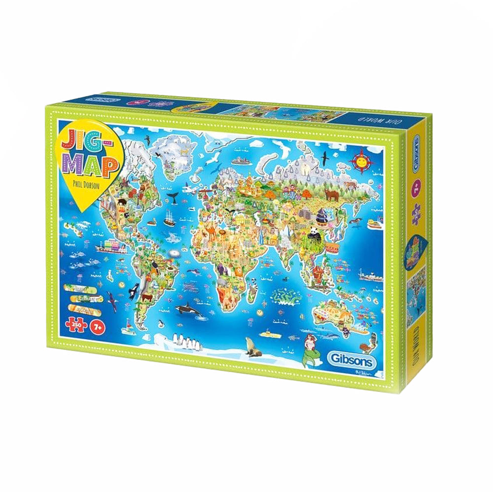 Jigmap (World map) jigsaw puzzle